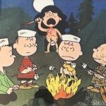 Franks Kids Sleepaway Camp/Charlie Brown Peanuts artwork