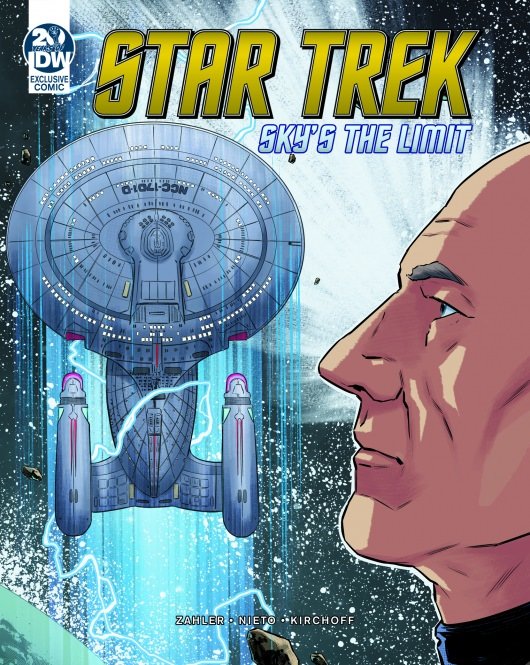 Star Trek: Sky's The Limit comic book cover IDW