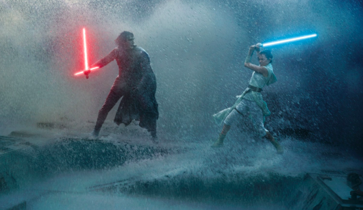Star Wars: The Rise Of Skywalker Rey and Kylo battle