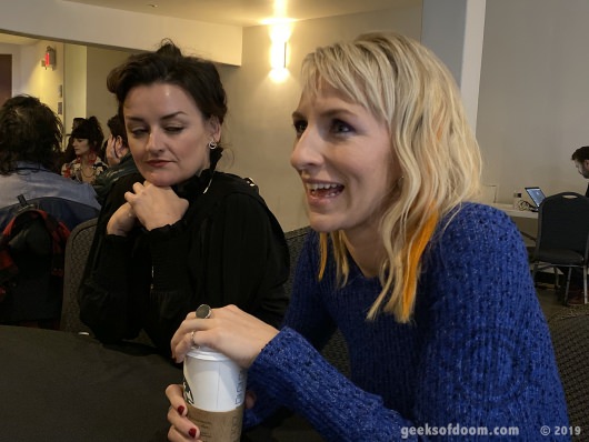 Alison Wright and Mickey Sumner