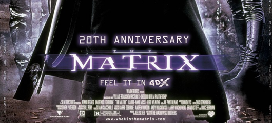 The Matrix 20th anniversary 4DX banner