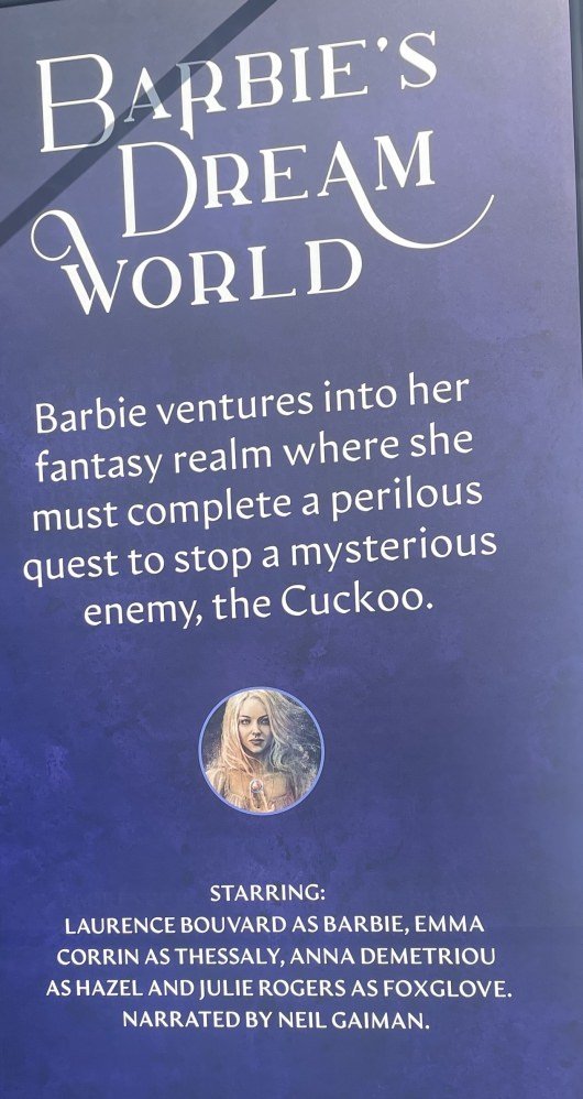 NYCC 2021 Neil Gaiman Sandman Audible Experience Barbie