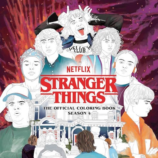 Stranger Things: The Official Coloring Book Season 4