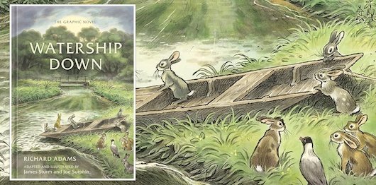 Watership Down Graphic Novel cover banner