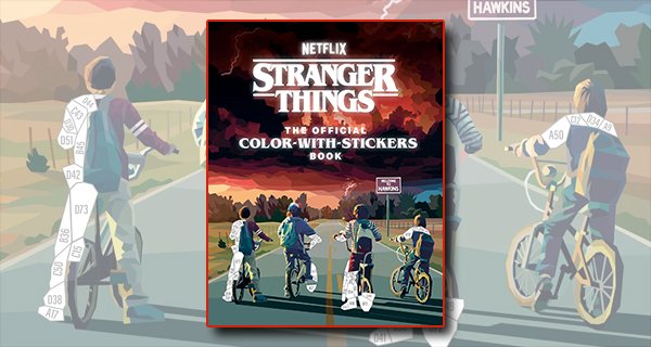 Stranger Things-The Official Color-with-Stickers Book