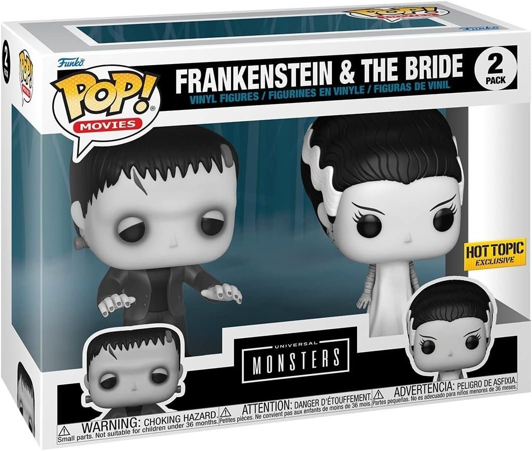 Funko Pop! Universal Monsters: Frankenstein & The Bride 2-Pack