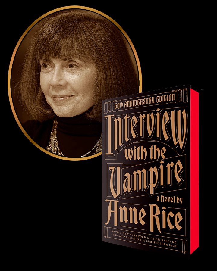 Interview With The Vampire 50th Anniversary Edition cover art Anne Rice ...